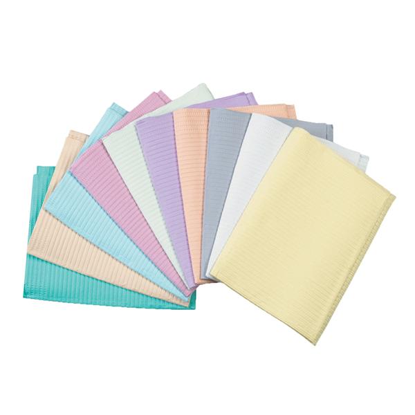 Towel Patient Econoback 19 in x 13 in Aqua 3 Ply Tissue / Poly 500/Ca